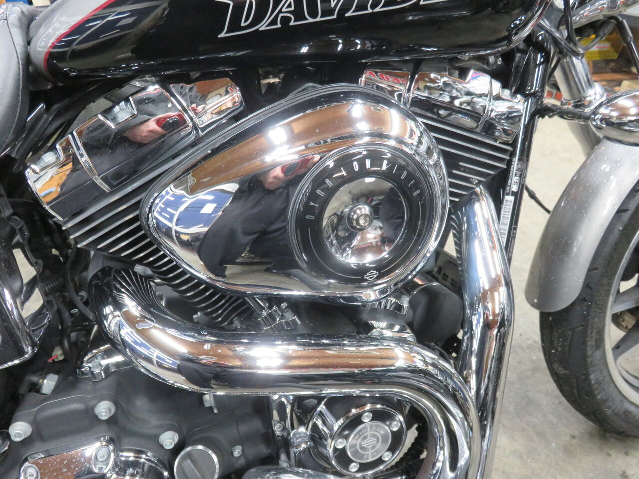 2016年式FXDL エアクリーナー交換 : HarleyDavidsonパーツ