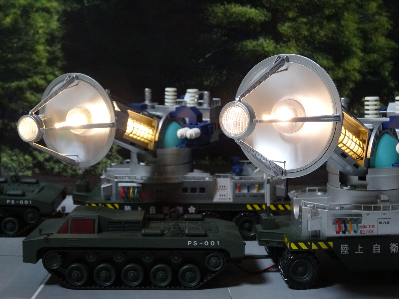 66式メーサー殺獣光線車～サンダ対ガイラ～ 1／48モデル彩色済み