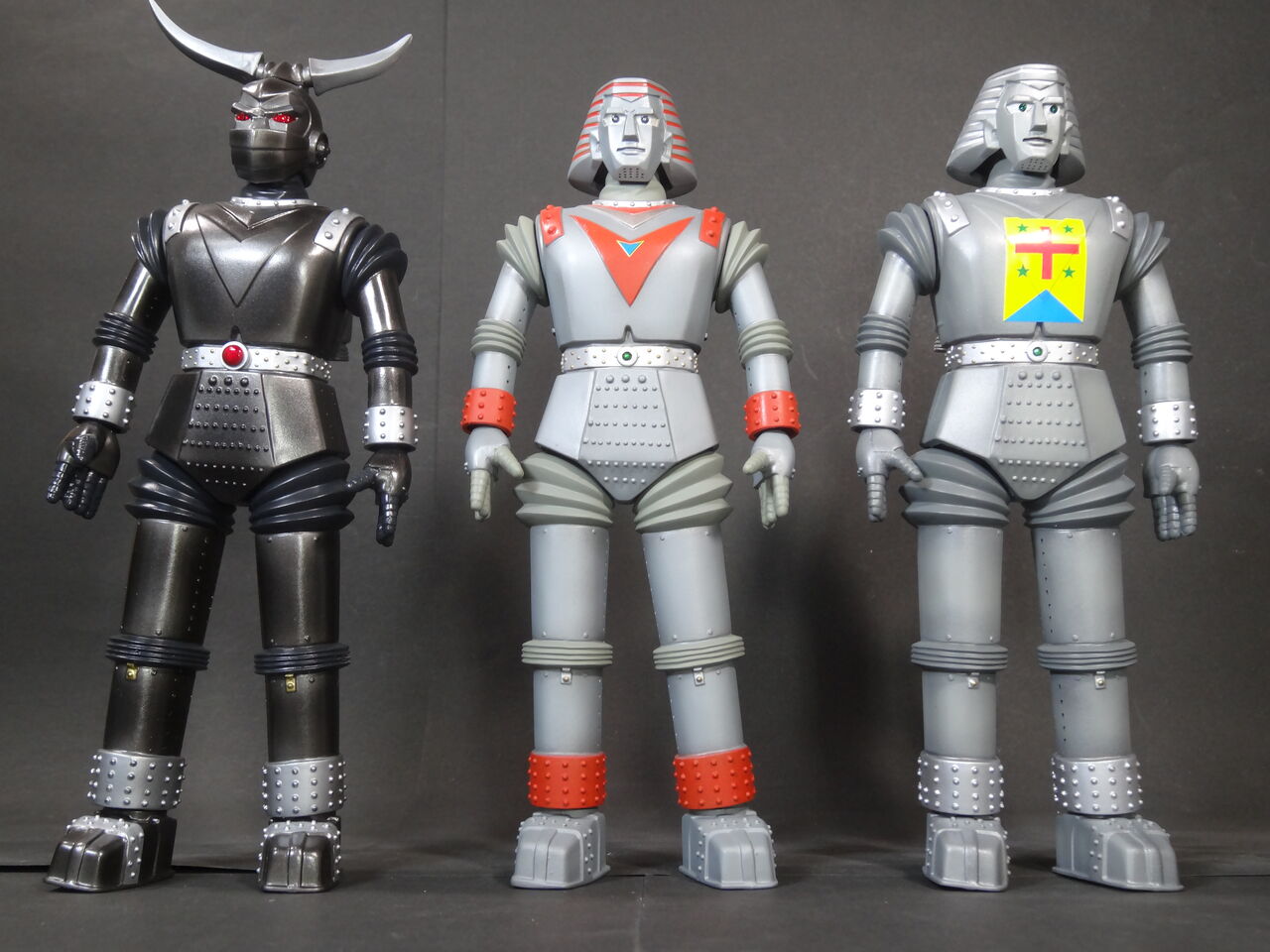 ジャイアントロボ＆GR-2＆カラミティ 1／144モデル自作完成品 : ミドリ