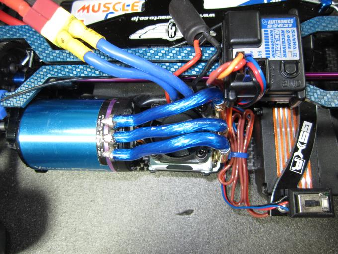 SANWA SUPER VORTEX ZERO搭載完了 : 痛車RC製作所 BadLegFactory