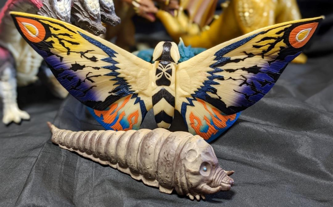 平成モスラ3部作（バンダイ）ソフビフィギュア6体セット : 恐竜怪獣