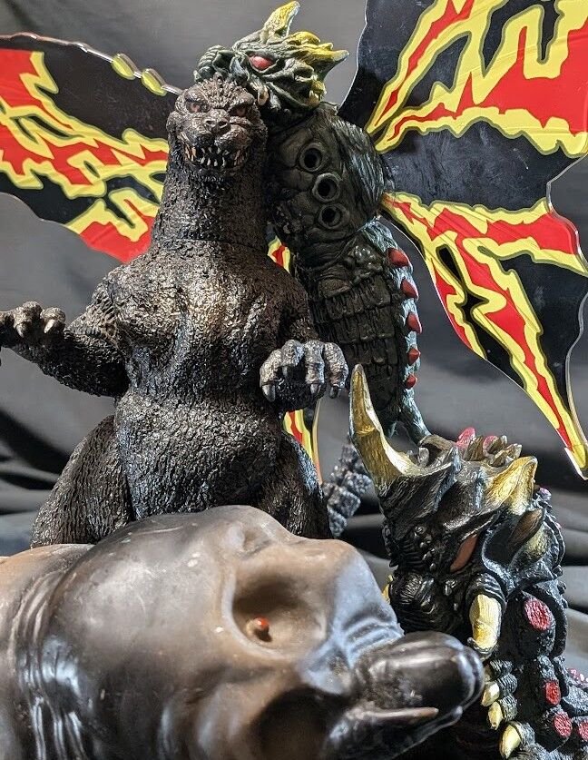 平成ゴジラVSビオランテ・モスラ他（バンダイ）ソフビフィギュア8体