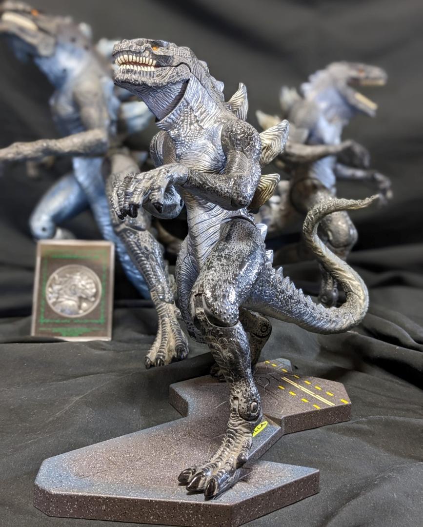 エメリッヒ版ゴジラ（1998）アクションフィギュア3体＋パンフレット