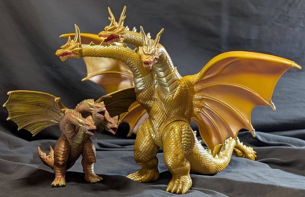 キングギドラ＆白亜紀ギドラ「平成モスラ3」登場怪獣（バンダイ