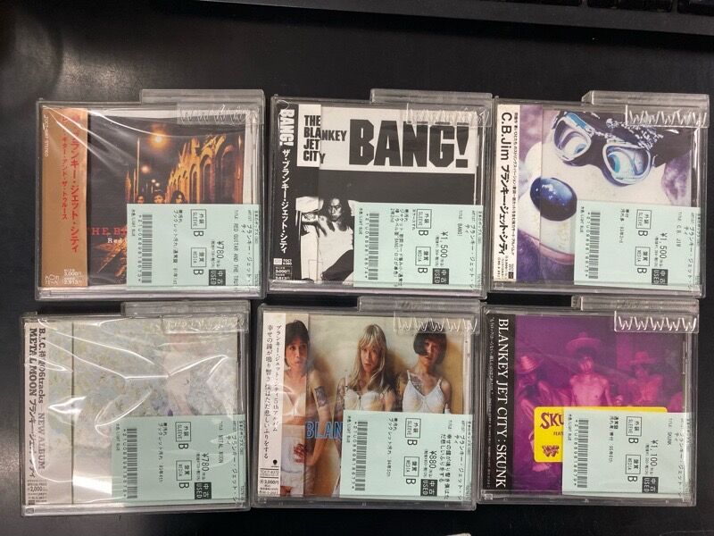 ブランキー・ジェット・シティ 中古CDまとめて入荷しました