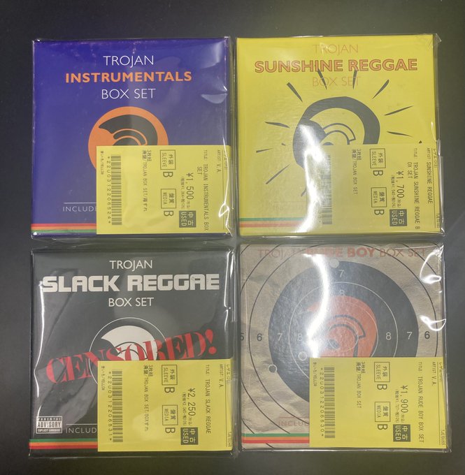 9/18(木) 【REGGAE中古CD新入荷情報】TROJAN BOX SETまとめて入荷