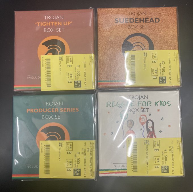 9/18(木) 【REGGAE中古CD新入荷情報】TROJAN BOX SETまとめて入荷