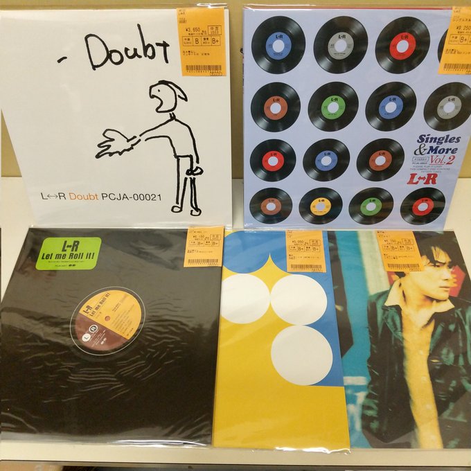 JPOP中古入荷情報♪】L⇔R/黒沢健一、レコードまとめて入荷いたしまし