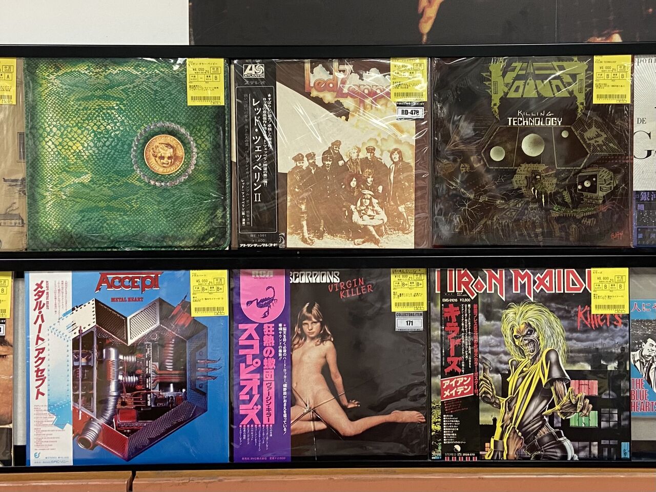 レッド・ツェッペリンⅡグラモフォン初版!! ヴァージン・キラー発禁