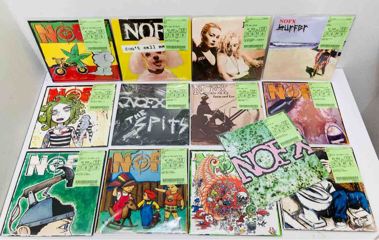 NOFXの『HOFX』『LEAVE IT ALONE 10inch』などレア盤から7インチ中古