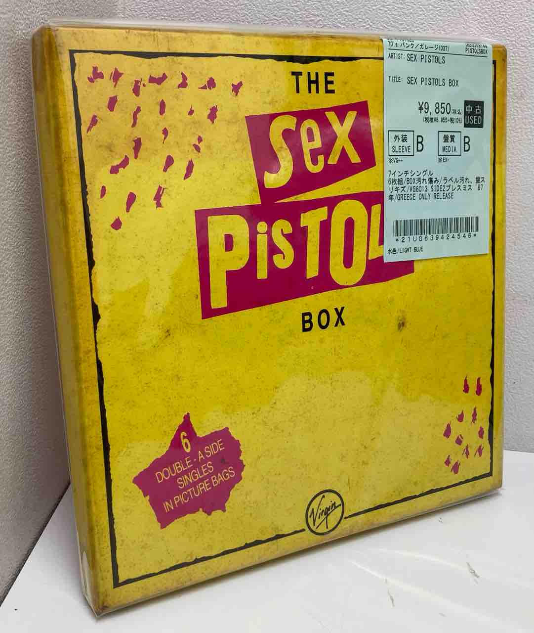 パンク】SEX PISTOLS、DAMNED中古7inchBOX,CDBOX入荷致しました