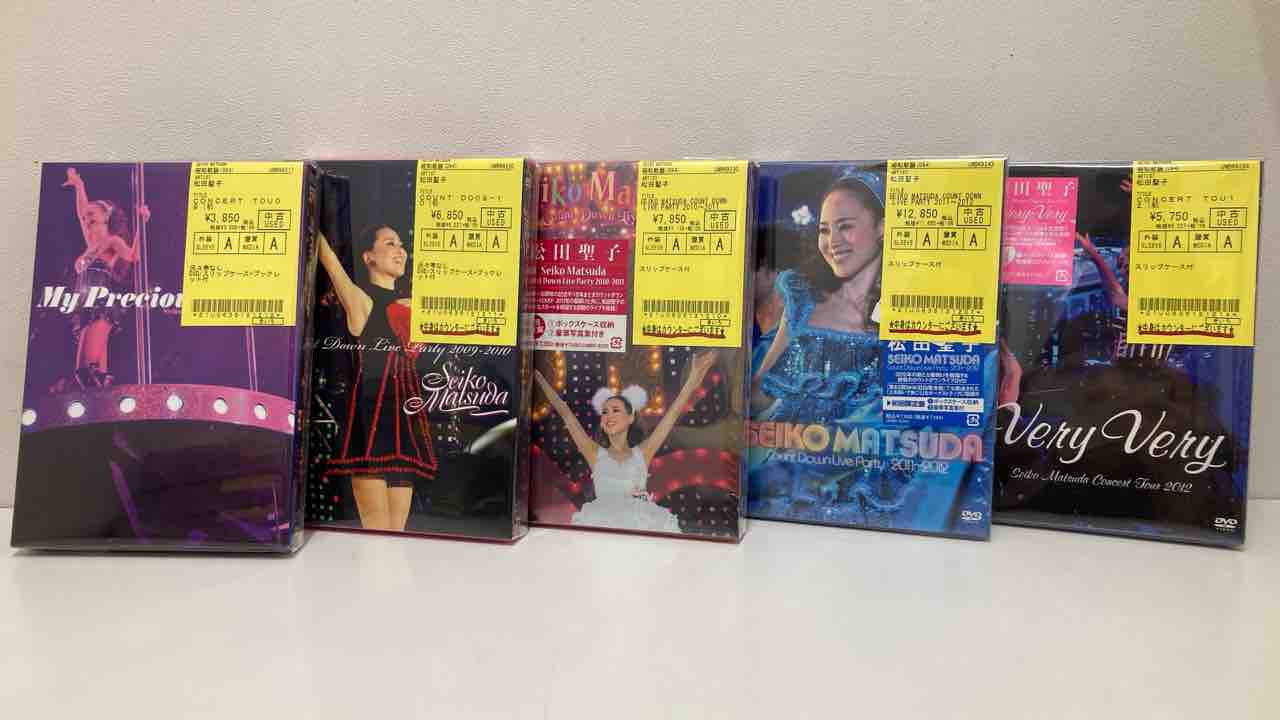 松田聖子〉中古ライブDVDまとめて入荷致しました〈廃盤多数
