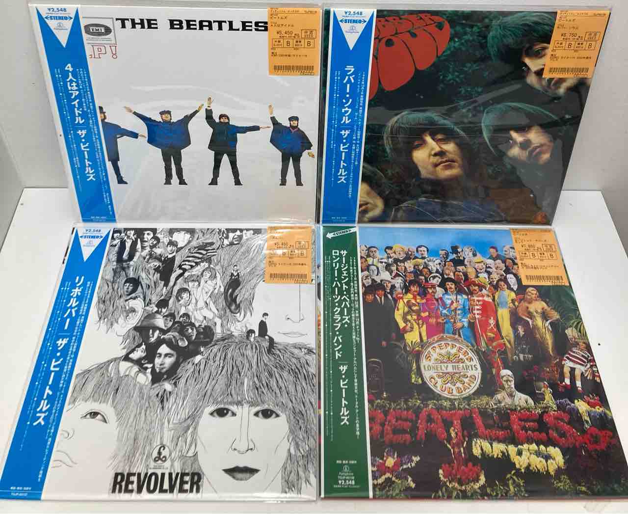 ビートルズ』2003年国内リイシュー盤帯付中古レコード 全タイトル一挙