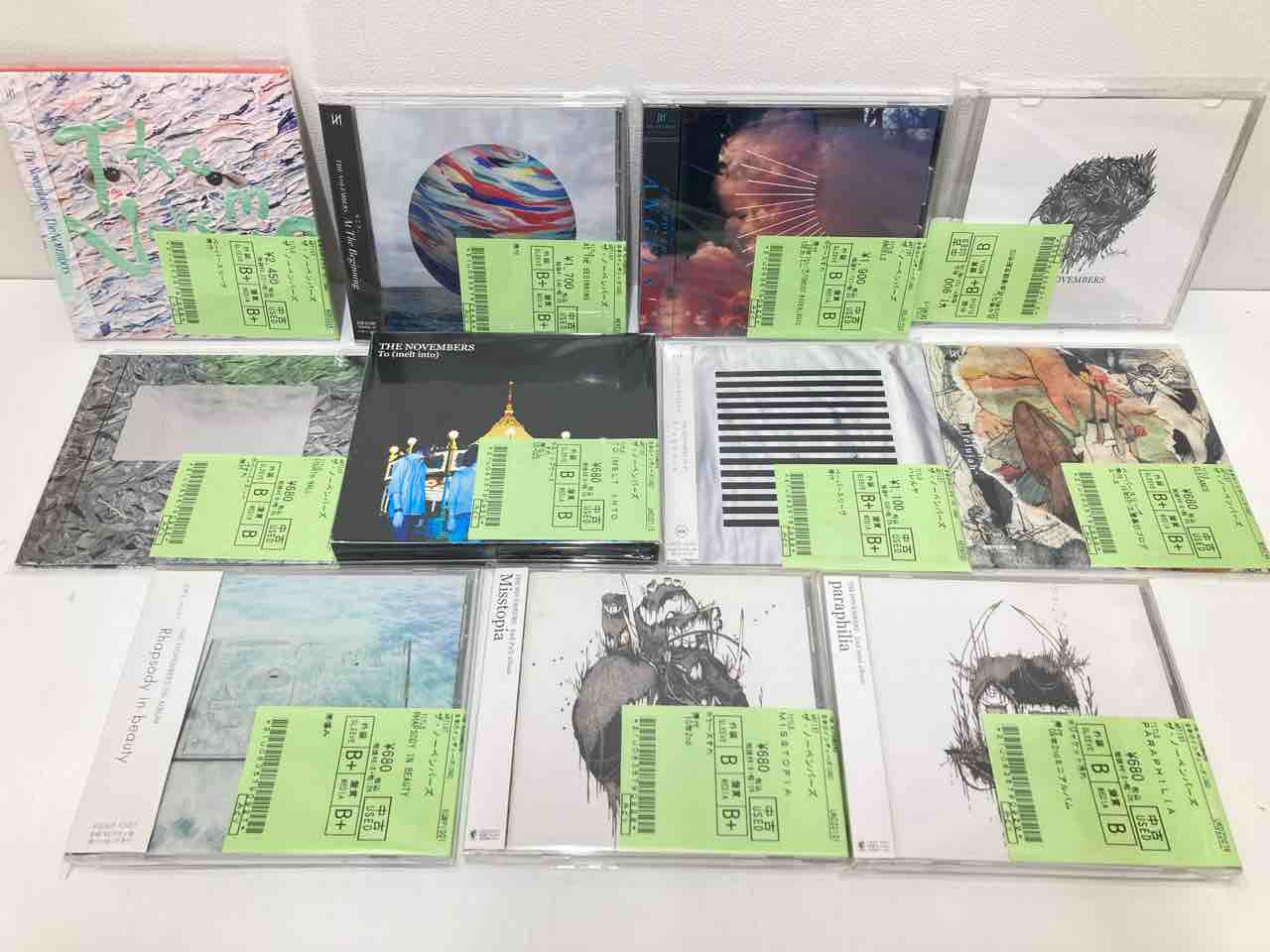 THE NOVEMBERS］中古CD11タイトルまとめて入荷いたしました : ディスク