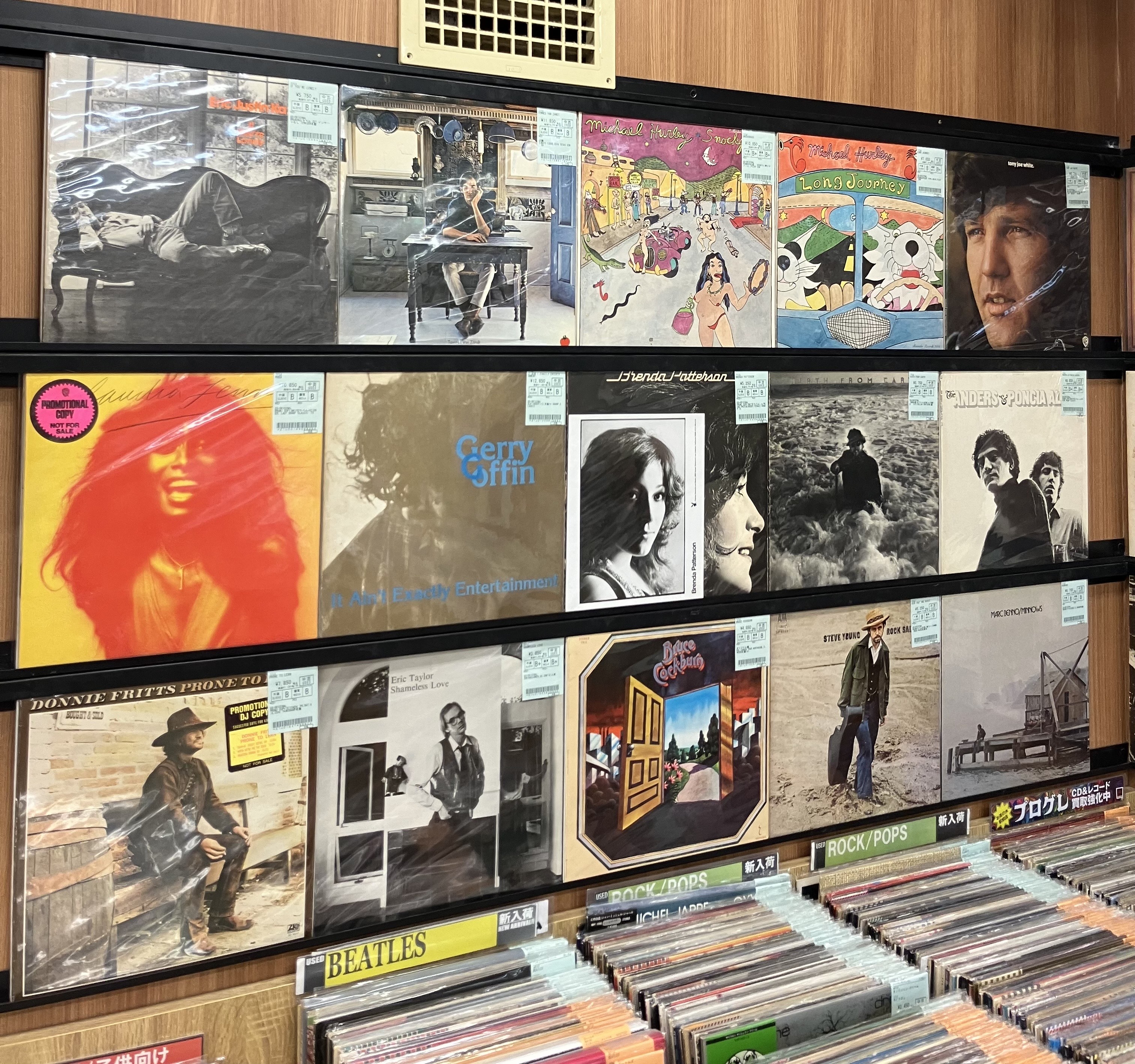 10/7(月)【中古レコード】シンガーソングライター～SWAMPの名盤まとめ