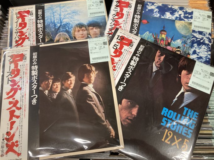 9/27(土) ROCK中古レコード入荷情報②】ROLLING STONES国内盤帯付や