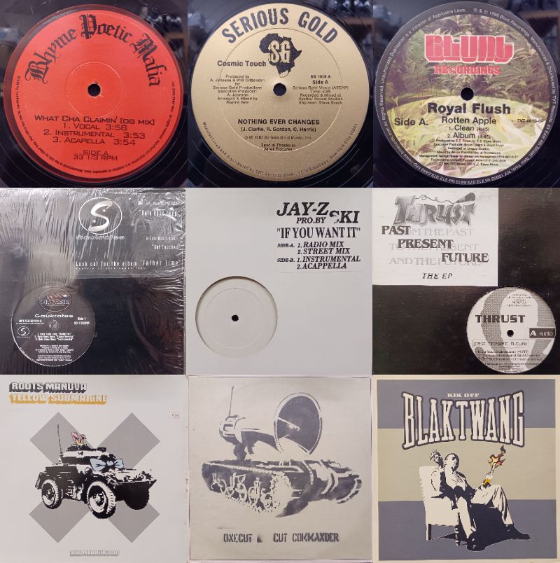 ◎12/17(日) HIP HOP / RAP 廃盤12インチシングル 放出セール