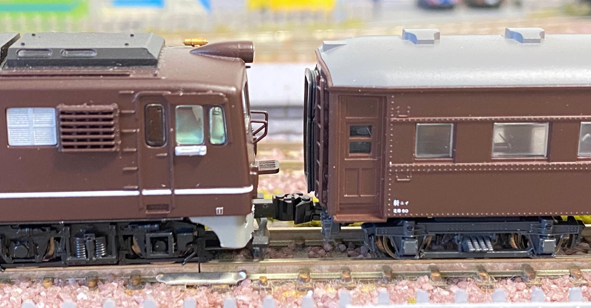 マイクロエースDF50(茶) 長野機関区 重連 : 鉄道情景草案