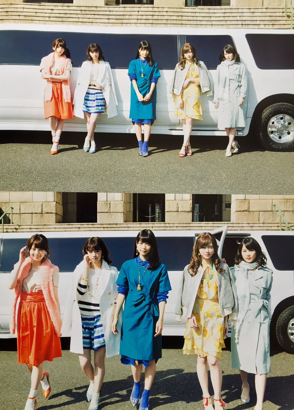 乃木坂46 深川麻衣、西野七瀬、白石麻衣、橋本奈々未、生田絵梨花 BLT