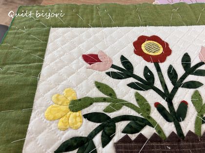 ボルチモアキルトのキルトと「公園の散歩」のキルト : 猫日和。キルト