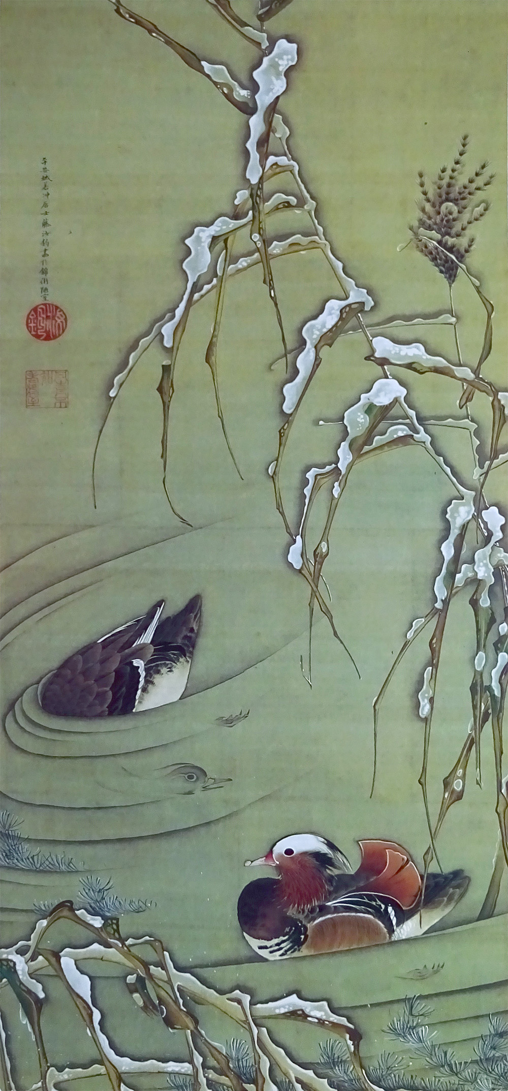 伊藤若冲 雪芦鴛鴦図（せつろえんおうず） : クラシック音楽とアート