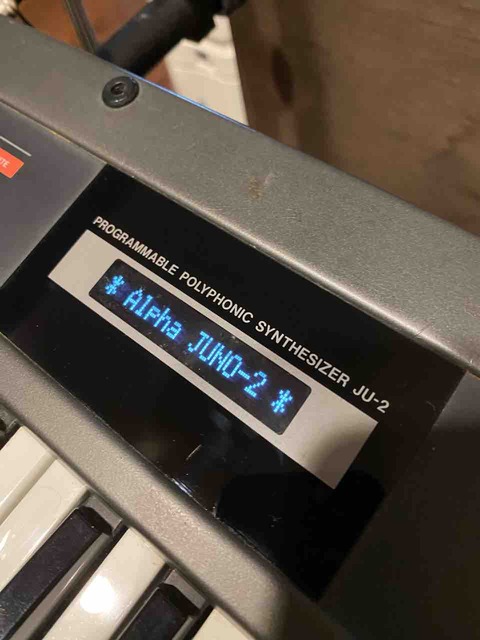 ROLAND αJUNO-2 ディスプレイ OLED化 修理しました -ROLAND Alpha JUNO