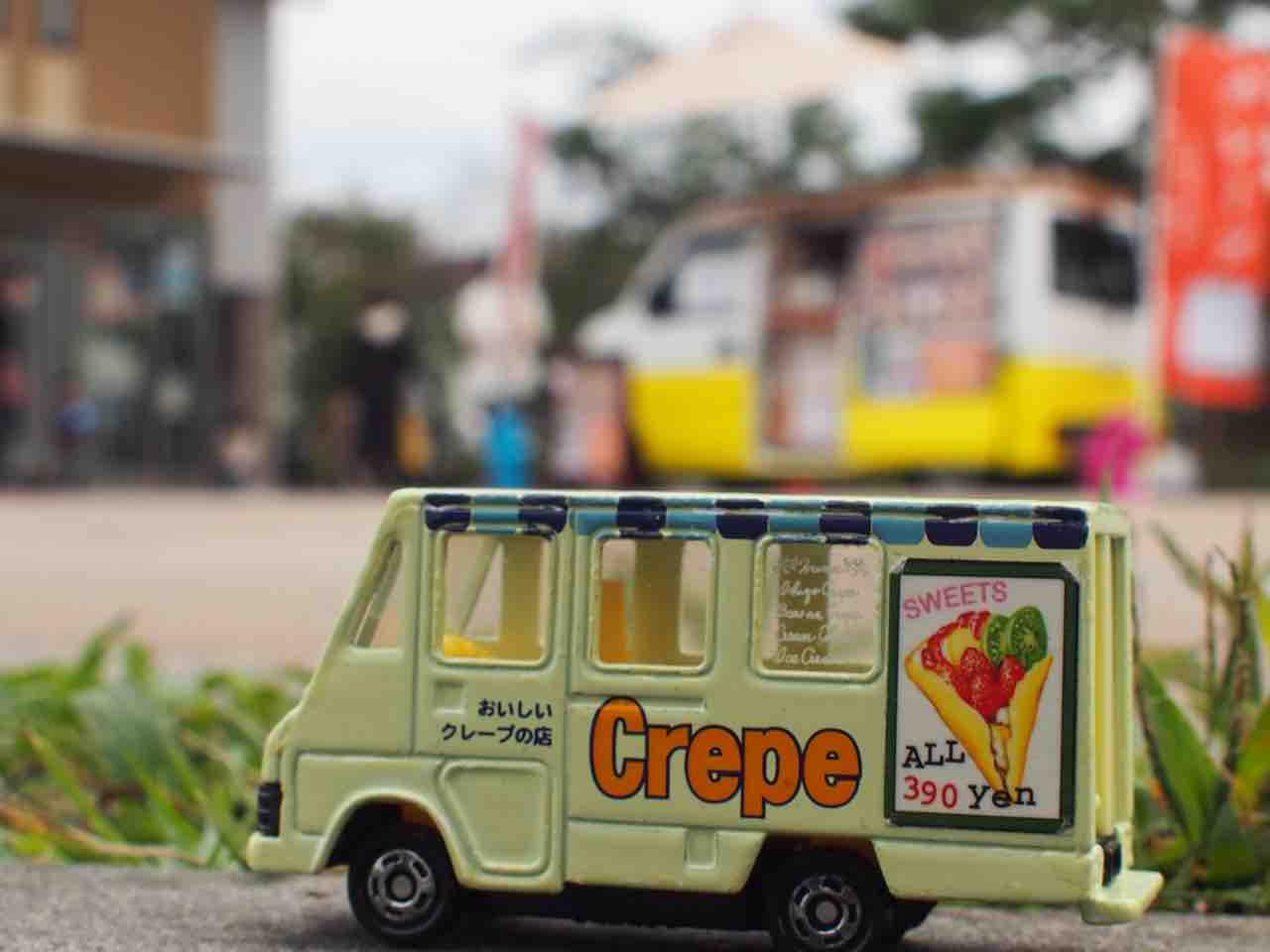 トミカ どこでもできたて販売中！移動販売車セット : トミカ解体所