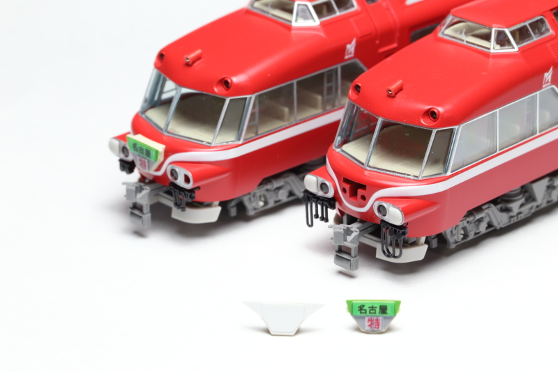 白帯パノラマカーの行き先表示機を変えてみる（TOMIX 7000系パノラマ