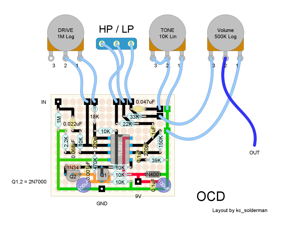 Fulltone OCDをつくってみた : kc_soldermanのblog