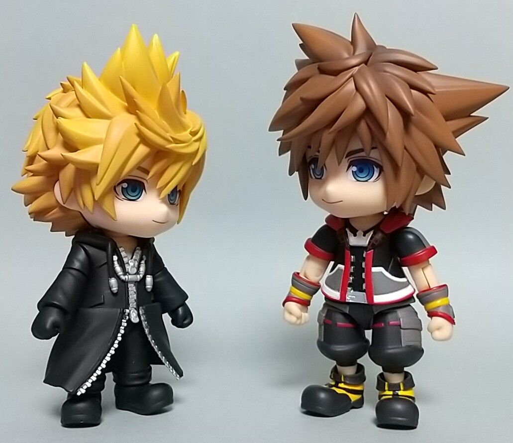 新品未開封 キングダムハーツ ねんどろいど セット ロクサス ソラ