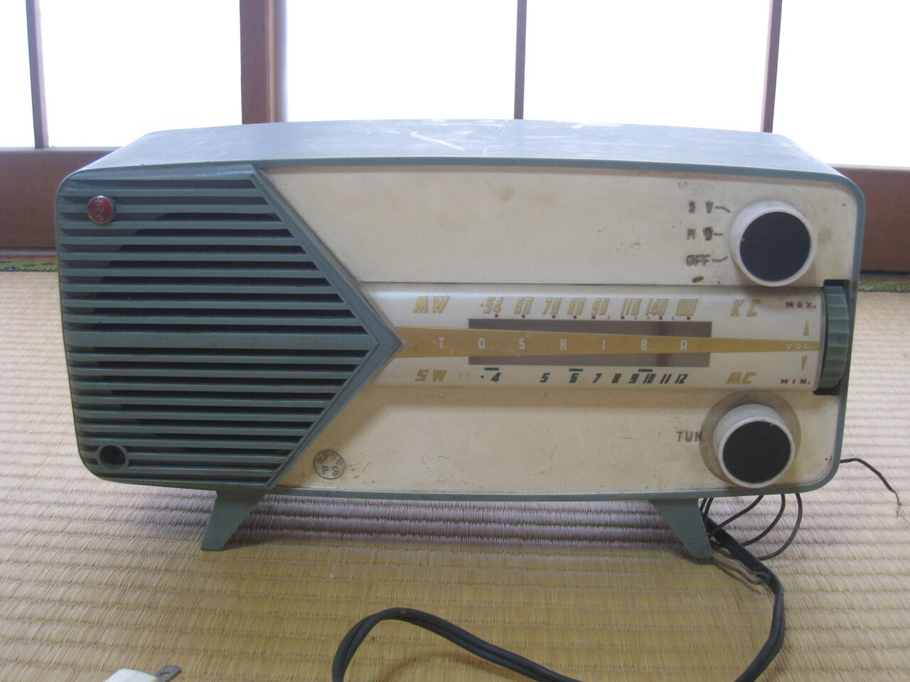 東芝真空管ラジオ 「かなりやPS」の修理 : 真空管ラジオ修理キッシー工房