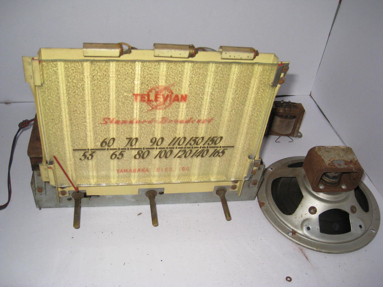 真空管ラジオ山中電気テレビアンの修理 : 真空管ラジオ修理キッシー工房