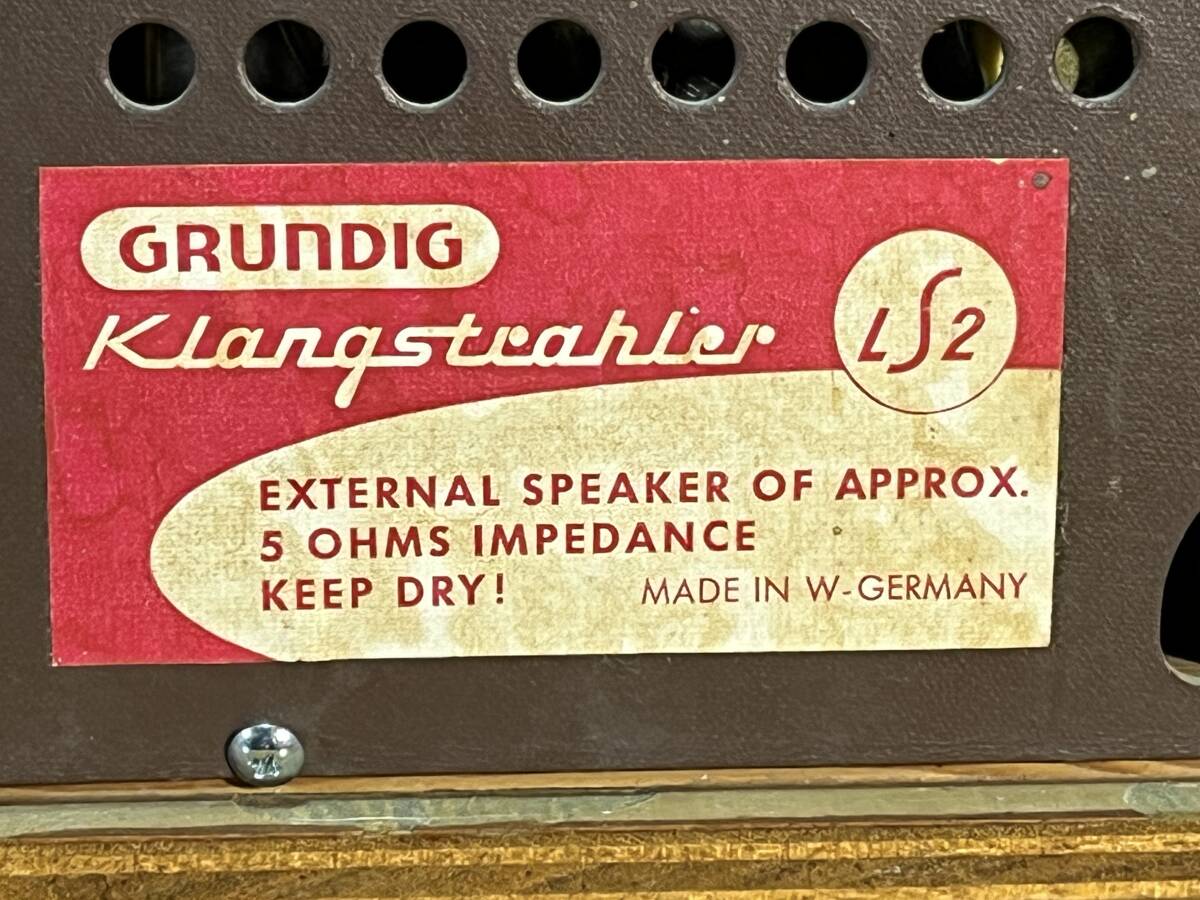 西独Grundig ヴィンテージ Klangstrahler LS2 スピーカーシステム ペア