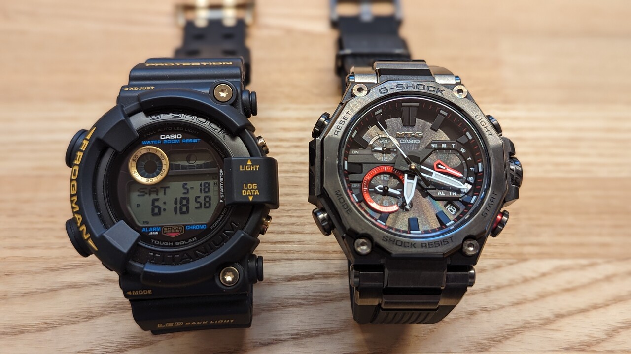 イルクジ2024フロッグマン「GW-8201K-7JR」のサイズ感を色違いモデルで