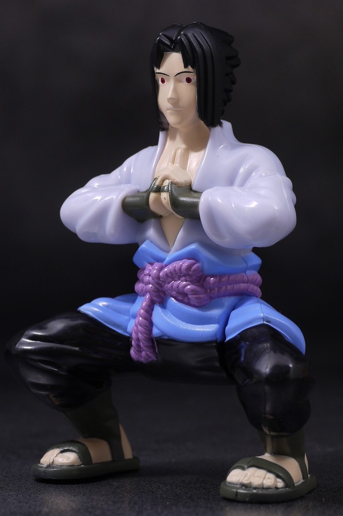 ハッピーセット サスケ チャクラ宙返りフィギュア レビュー : はっちゃか