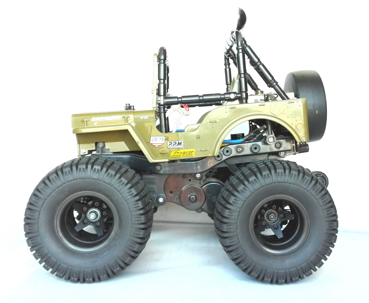 ☆タミヤ ワイルド ウイリー2 用 ディープ スター ホイール セット WR