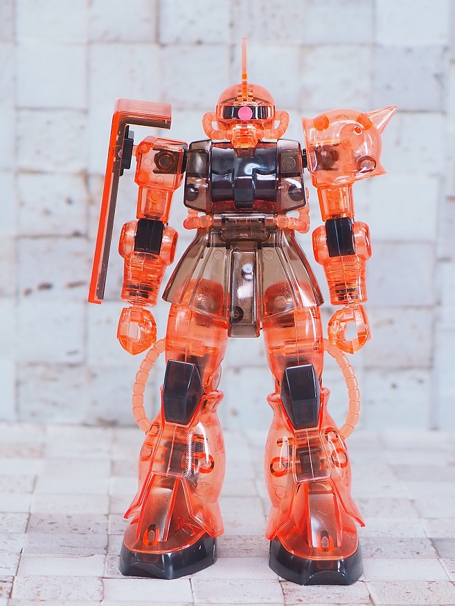 HGUC シャア・アズナブル専用ザクII クリアカラーバージョン レビュー