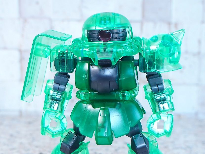 SDガンダム クロスシルエット ザクII クリアカラー レビュー