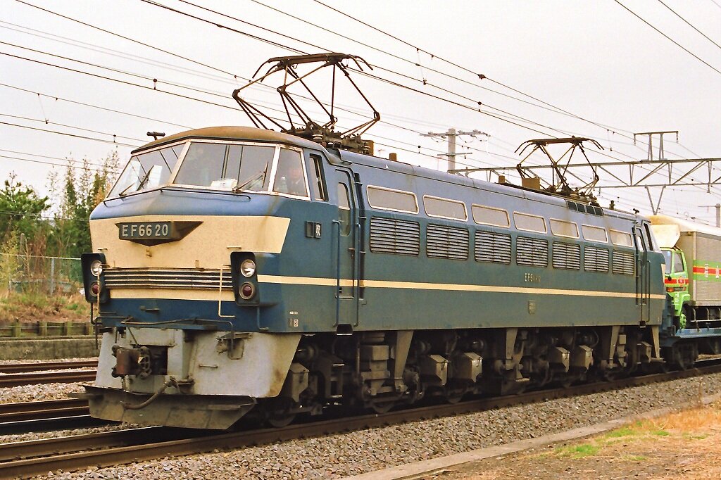 JR貨物の試験塗装機 EF6620 : 線路は続くよどこまでも