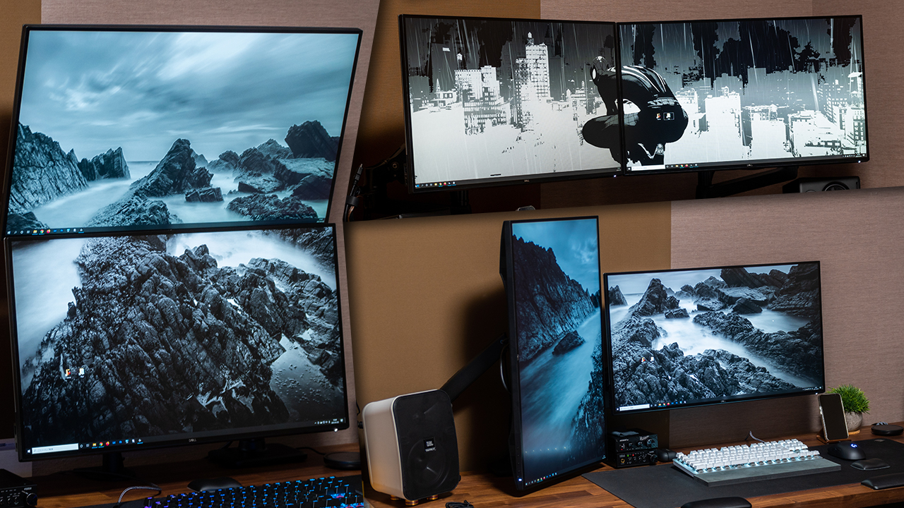 DELL 4Kディスプレイ U2720QMを2枚買ったけど、デュアルディスプレイの