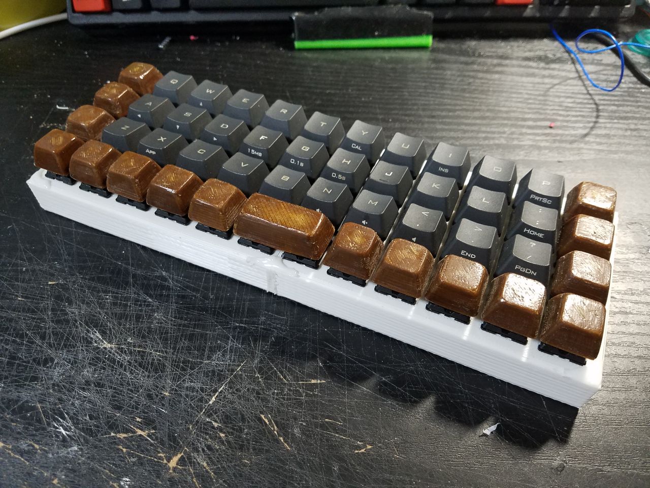 3Dプリンターを使って自作メカニカルキーボード 第4弾 ～Let's Split編