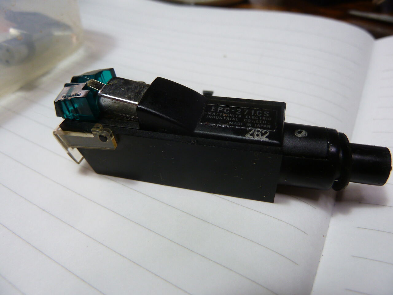 テクニクス EPC-271CS ヘッドシェル一体型 ＋ 純正未開封新品交換針