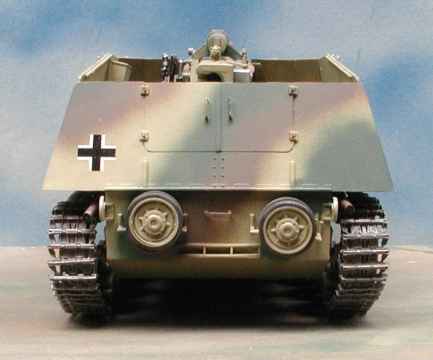 ◉フンメル自走砲（DRAGON 1/35）1990年代後半に完成 : T.M.のプラモMUSEUM