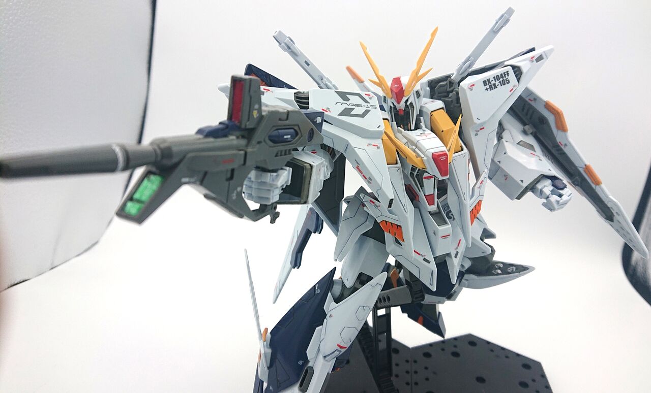 ガンプラ改造」HG Ξ(クスィー)ガンダム 完成品（部分塗装） Ver.1