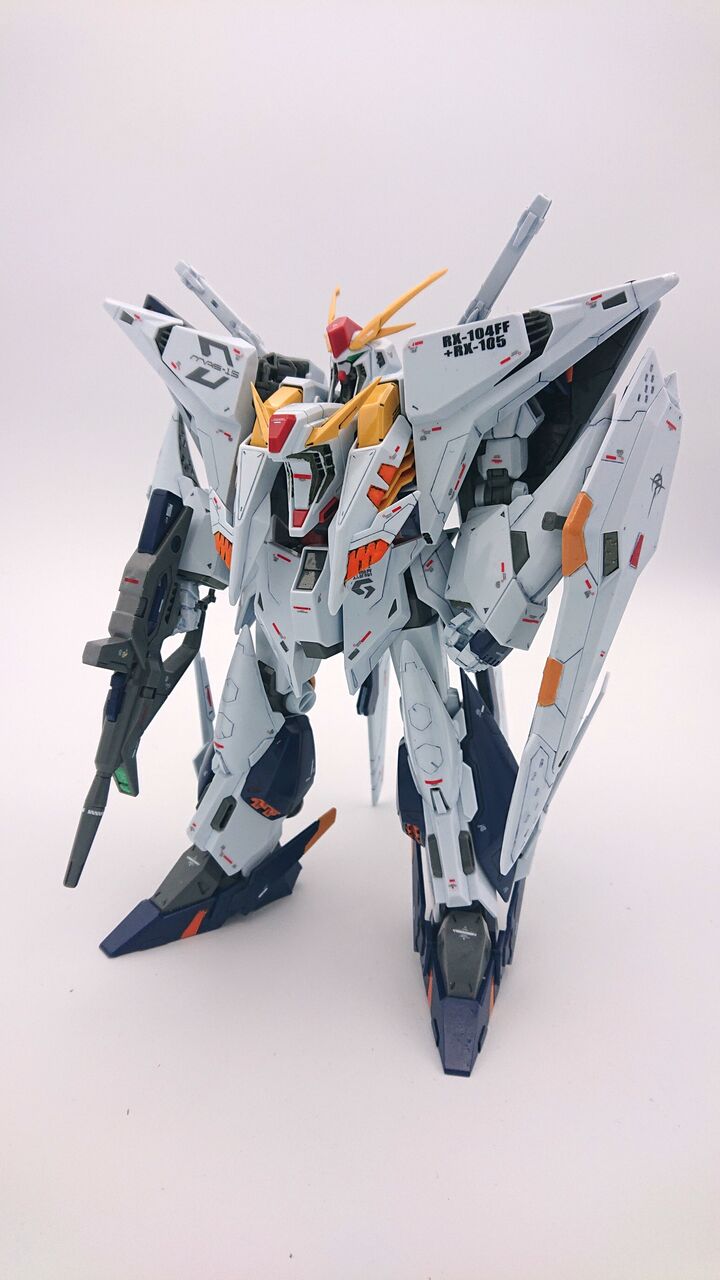 ガンプラ改造」HG Ξ(クスィー)ガンダム 完成品（部分塗装） Ver.1