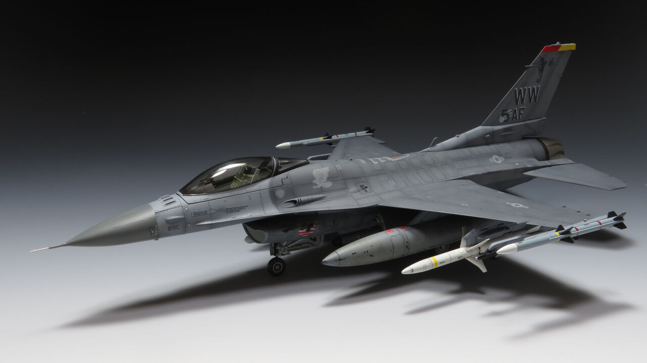タミヤ 1/48 F-16CJ ファイティングファルコン を作る 最終回