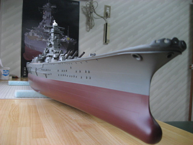 ニチモ1/200戦艦大和」木甲板工作について（過去の工作です