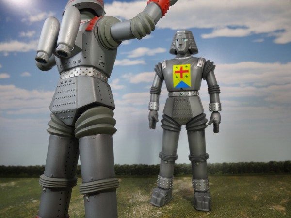 ジャイアントロボ＆GR-2＆カラミティ 1／144モデル自作完成品 : ミドリ