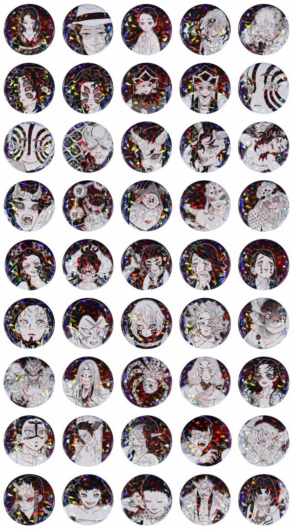 JCS限定『鬼滅の刃』オールスター缶バッジ「鬼」 : 鬼滅の刃GOODS