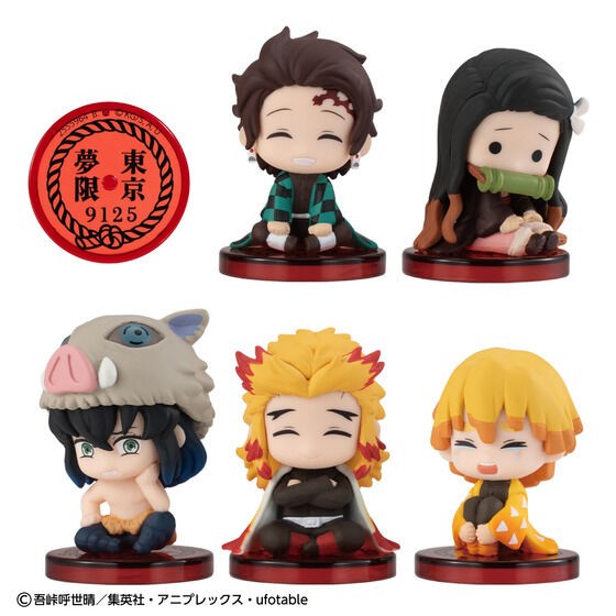 ガチャガチャ 鬼滅の刃 すわらせ隊1〜6＆無限列車特別編 全35種 コンプ